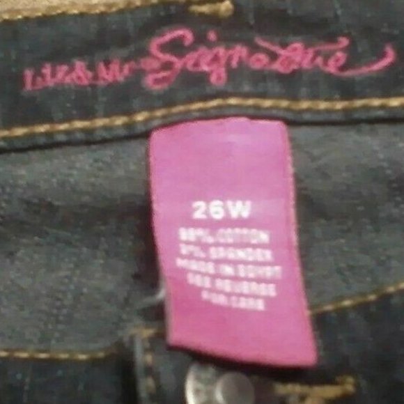 Liz & Me Women's Jeans (46x30) Signature Slimmer - Picture 8 of 16